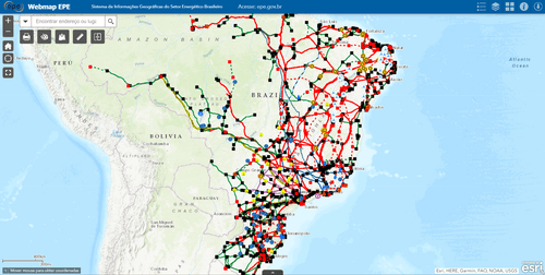 Dados e Mapas sobre Energia